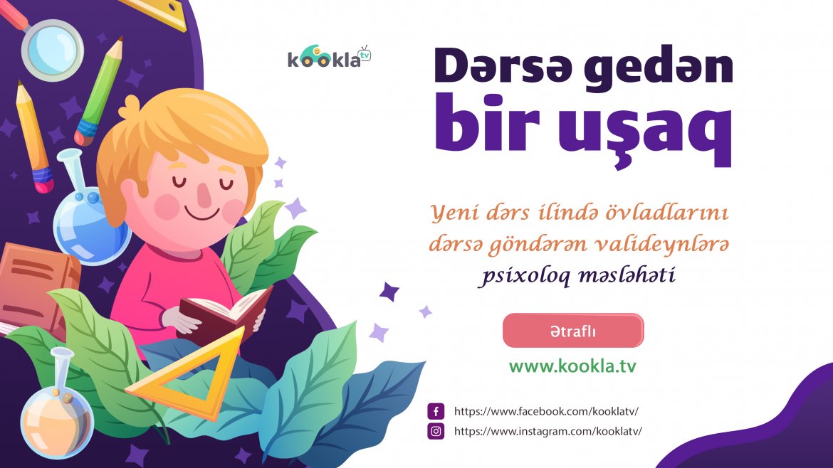 derse geden bir usaq